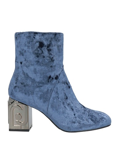 LIU •JO Ankle boot Slate blue Textile fibres