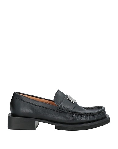 GANNI Loafers Black Textile fibers