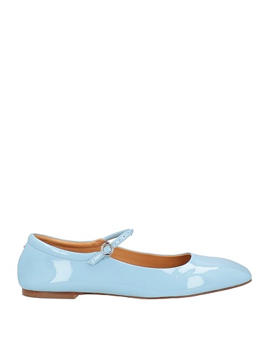 AEYDE Ballet flats Sky blue Leather