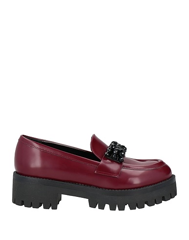LORENZO MARI Loafers Burgundy Rubber