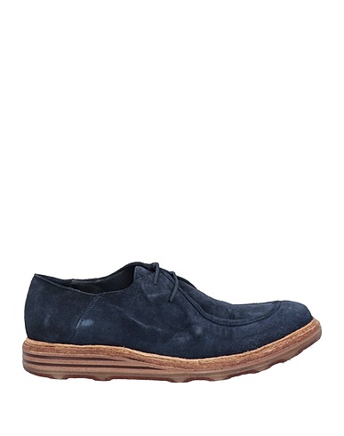 HUNDRED 100 Laced shoes Midnight blue Leather