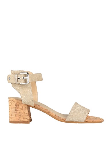 THE FLEXX Sandals Cream Textile fibers