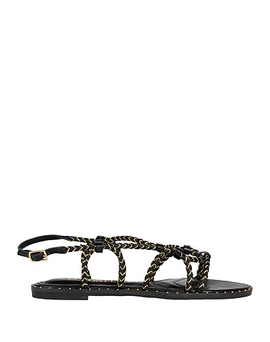 CECCONELLO Sandals Black Leather