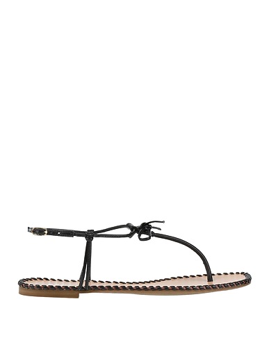 CECCONELLO Flip flops Black Leather