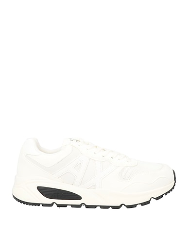 ARMANI EXCHANGE Sneakers Ivory 100% Polyurethane, Polyester