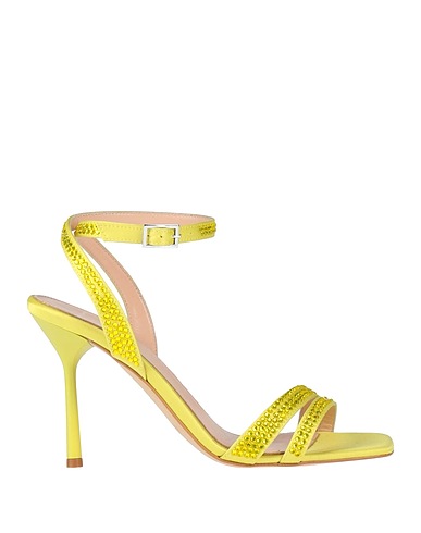 LIU •JO Sandals LEONIE HANNE X LIU •JO Lime green Textile fibers