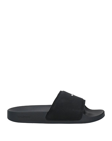 SANDRO Sandals Black Textile fibres