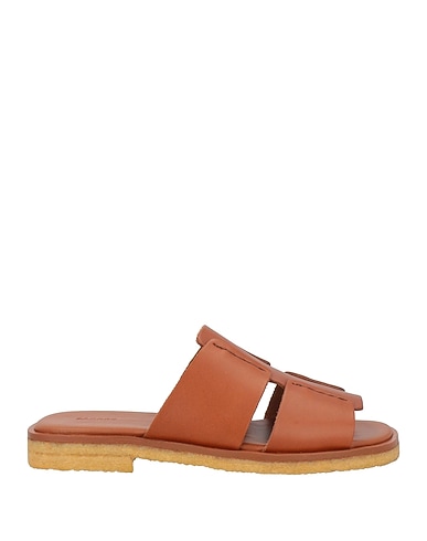 SANDRO Sandals Brown Leather