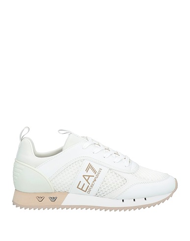 EA7 Sneakers Bianco 100% Poliestere, Elastan, Poliuretano