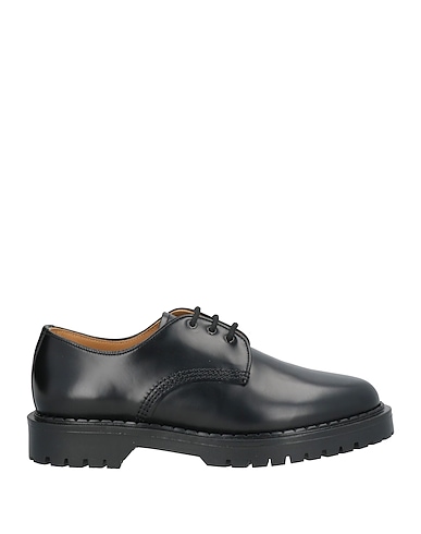SANDRO Laced shoes Black Leather
