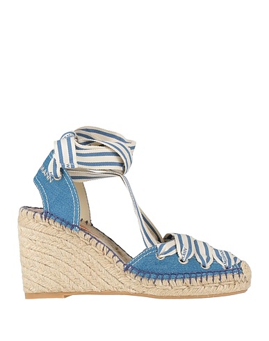 ZIMMERMANN Espadrilles Blue Textile fibers