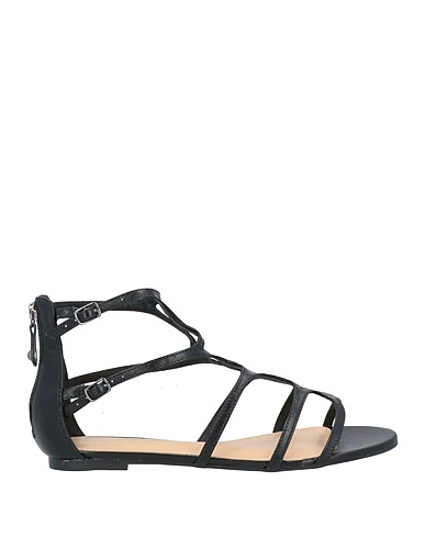 MISS UNIQUE Sandals Black Leather
