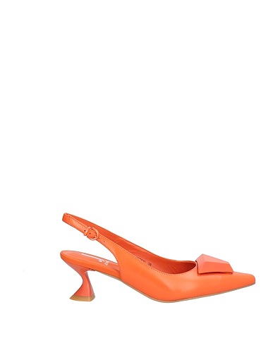 JEANNOT Pump Orange Leather