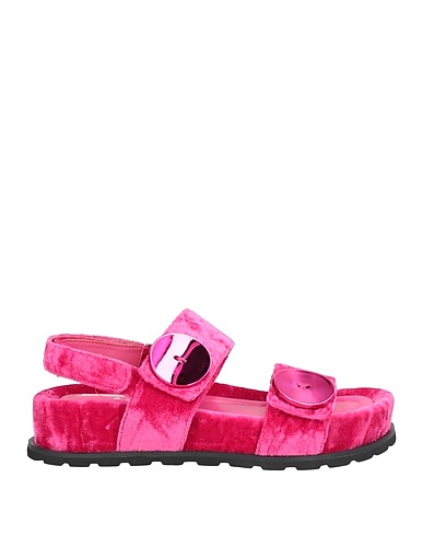 JEANNOT Sandalen Fuchsia Gewebefasern