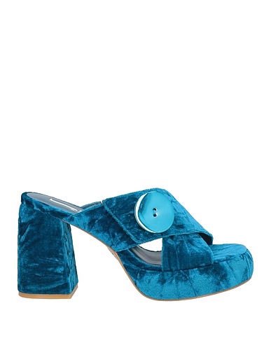 JEANNOT Sandalen Aquamarin Gewebefasern