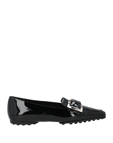 SERGIO ROSSI Loafers Black Leather