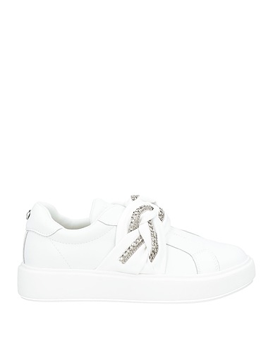 APEPAZZA Sneakers SPORT Bianco Pelle, Fibre tessili