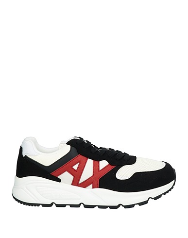 ARMANI EXCHANGE Sneakers Black 100% Polyurethane, Polyester, Polyurethane coated