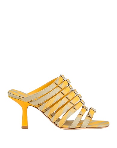 BURBERRY Sandals Marigold Textile fibres