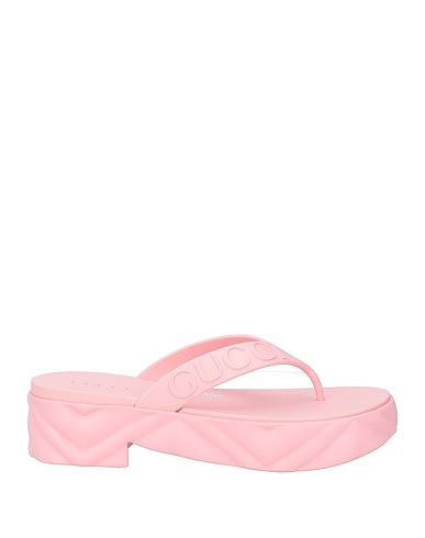 GUCCI Flip flops Pink Rubber