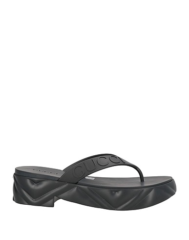 GUCCI Flip flops Black Rubber
