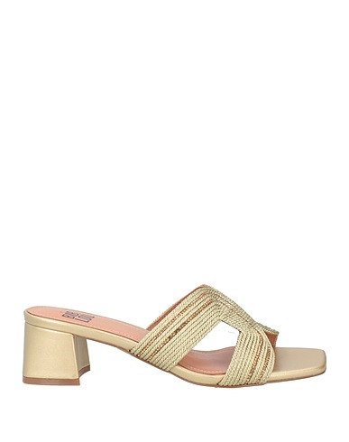 BIBI LOU Sandals Platinum Textile fibres