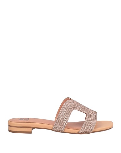BIBI LOU Sandals Blush Textile fibers