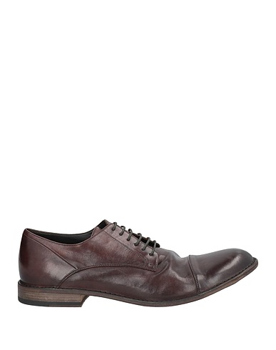 PANTANETTI Laced shoes Chocolate brown Leather
