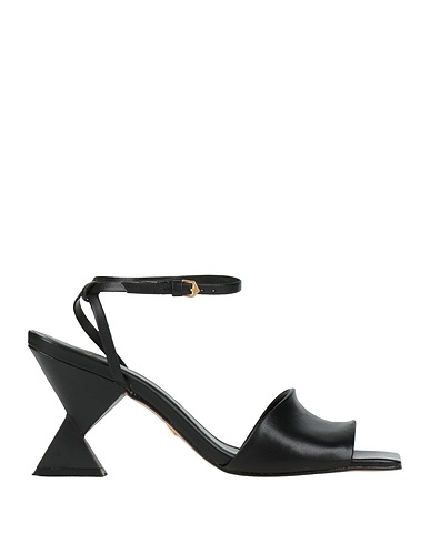 CARRANO Sandals Black Leather