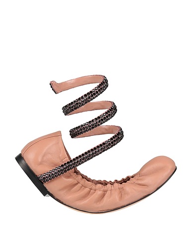 RENE' CAOVILLA Ballerine Rosa antico Pelle
