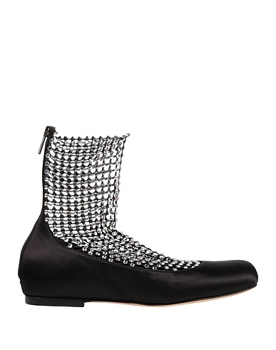 RENE' CAOVILLA Ankle boot Black Textile fibers