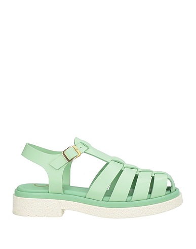 OA NON-FASHION Sandals Light green Calfskin