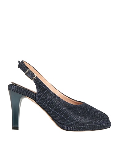 CFT VENICE Sandalen Marineblau Leder, Gewebefasern