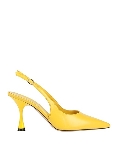MARIO TROISE Pumps Gelb Leder