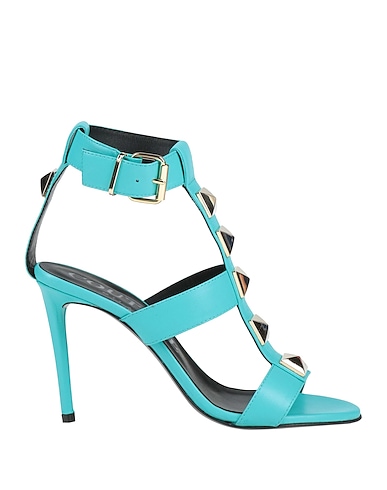 COUTURE MILANO Sandals Turquoise Leather