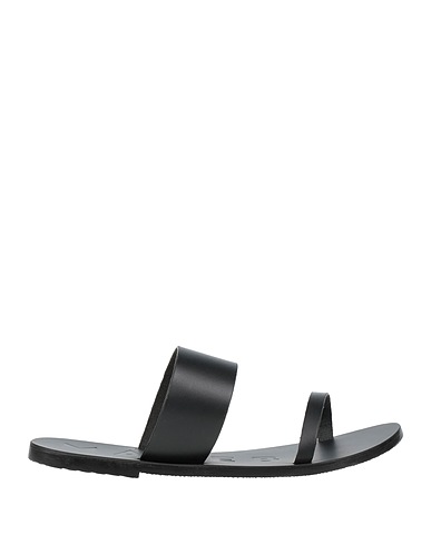 MANEBÍ Sandals Black Leather