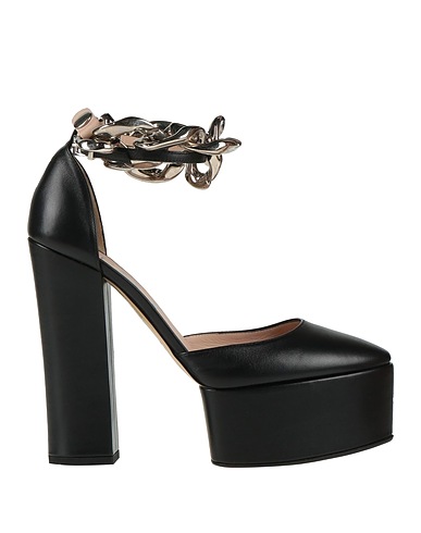 N°21 Court Black Calf hair