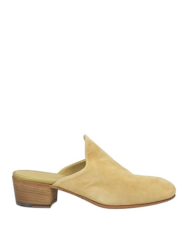 PANTANETTI Mules and clogs Sage green Leather