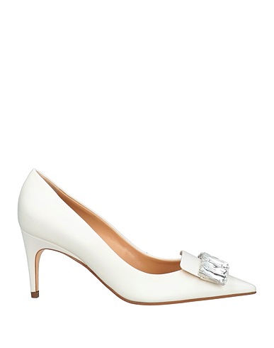 SERGIO ROSSI Pump Off white Textile fibers