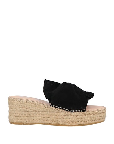 MANEBÍ Espadrillas Nero Pelle