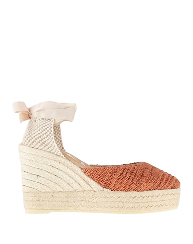 MANEBÍ Espadrilles Tan Textile fibers, Natural raffia