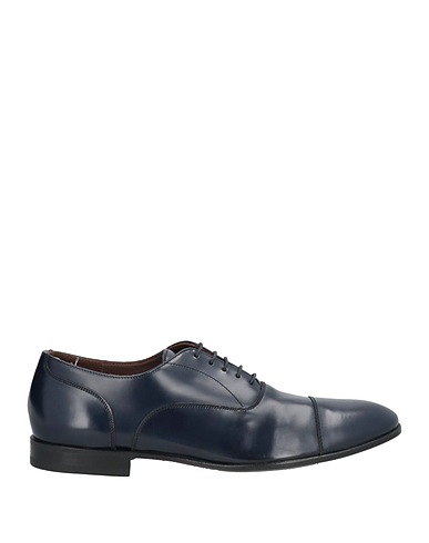 GREEN GEORGE Stringate Blu notte Pelle