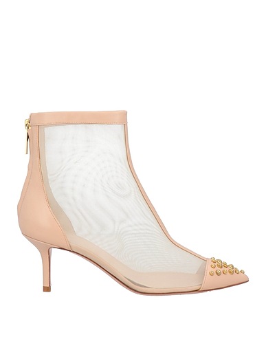 ELISABETTA FRANCHI Ankle boot Blush Leather, Textile fibres