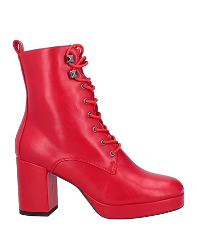 TUA BY BRACCIALINI Ankle boot Red Textile fibers