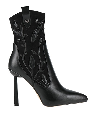 TUA BY BRACCIALINI Ankle boot Black Textile fibers