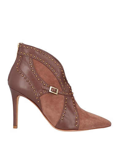 ELISABETTA FRANCHI Ankle boot Chocolate brown Leather