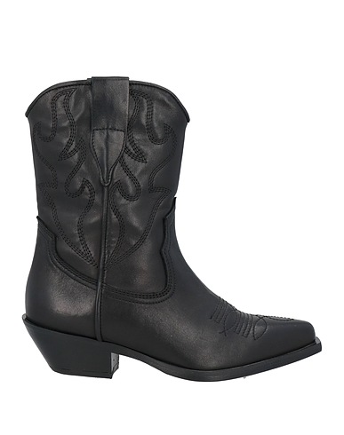 CURIOSITÉ Stiefelette Schwarz Kalbsleder