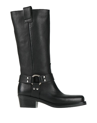 GISÉL MOIRÉ Boots Black Leather