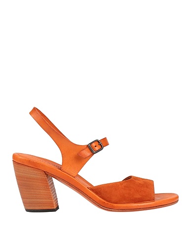 PANTANETTI Sandals Orange Leather