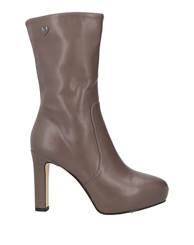 TUA BY BRACCIALINI Ankle boot Khaki Textile fibers